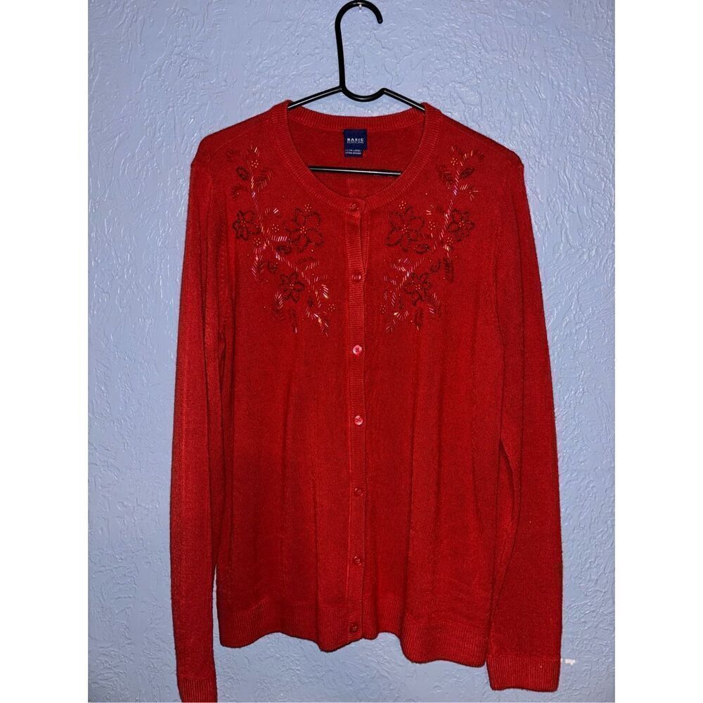 Appliqué cardigan